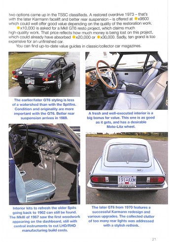 Triumph Spitfire and GT6