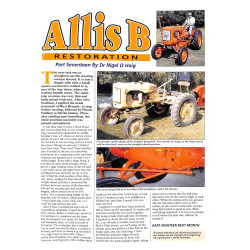 Tractor & Machinery  - Allis B Restoration