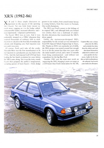 The Complete Catalogue of the Ford Escort Mk3, Mk4, Mk5 & Mk6