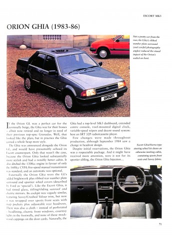 The Complete Catalogue of the Ford Escort Mk3, Mk4, Mk5 & Mk6