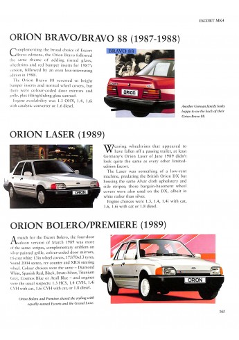 The Complete Catalogue of the Ford Escort Mk3, Mk4, Mk5 & Mk6