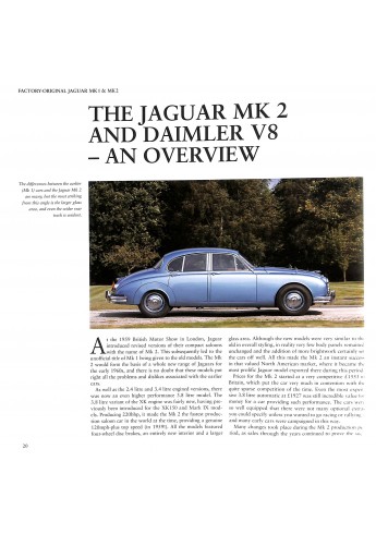 Factory-Original Jaguar Mk1 & Mk2