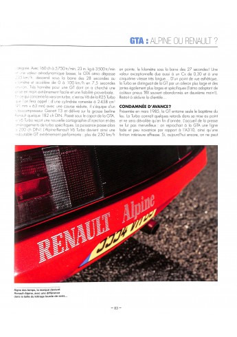 ALPINE LA PASSION BLEUE