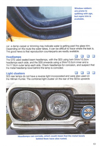Reliant Scimitar GTE (1968-1986) SE5, SE6, SE8, (1989-1990) MIDDENBRUG