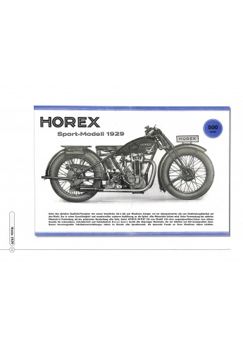 Horex Prospekte 1921-60