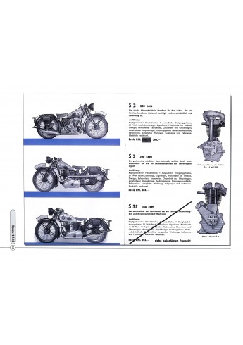 Horex Prospekte 1921-60