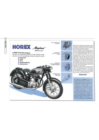 Horex Prospekte 1921-60