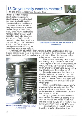 Velocette 350 & 500 Singles