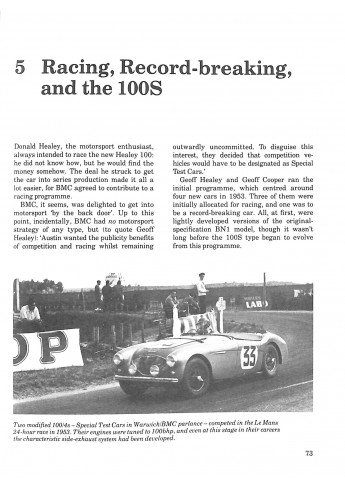 Austin Healey 100 & 3000 Series