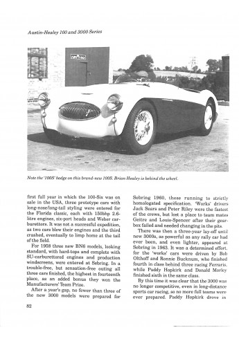 Austin Healey 100 & 3000 Series