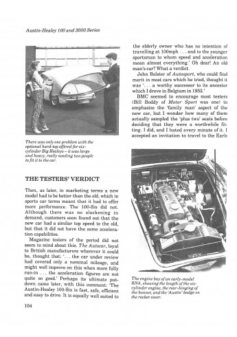 Austin Healey 100 & 3000 Series