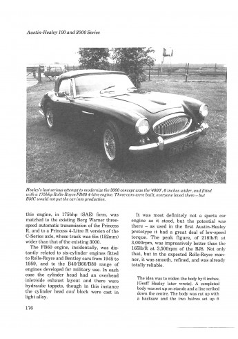 Austin Healey 100 & 3000 Series