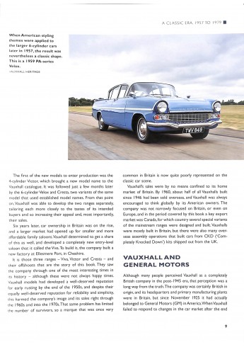 Vauxhall Cars of the 1960s and 1970s