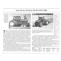 A guide to Ford, Fordson and new Holland Tractors, 1907 - 1999