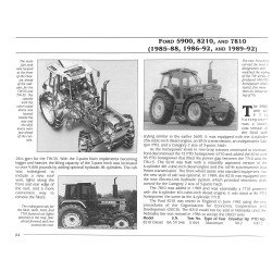 A guide to Ford, Fordson and new Holland Tractors, 1907 - 1999