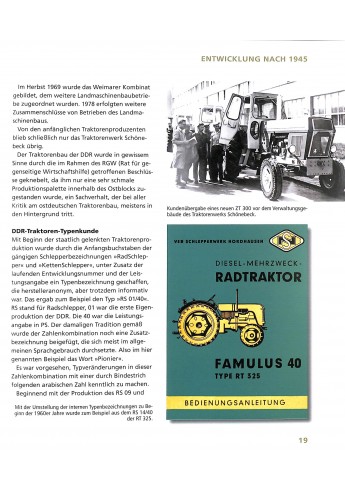 Verdiente Aktivisten Traktoren und Ackerschlepper der DDR