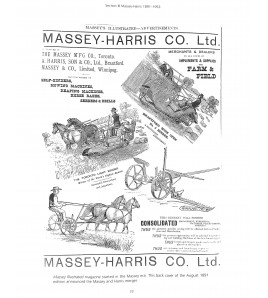 The Advertising of Massey Harris, Ferguson and Massey Ferguson