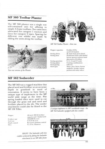 Early Massey Ferguson Implements – and the Tractors