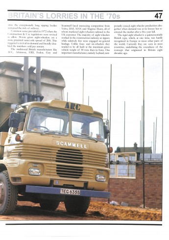 Britain’s Lorries in the ’70s
