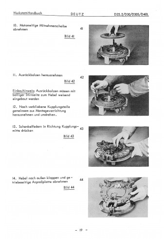 D15 - Deutz Werkstatthandbuch für Deutz-Radschlepper
