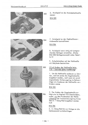 D15 - Deutz Werkstatthandbuch für Deutz-Radschlepper