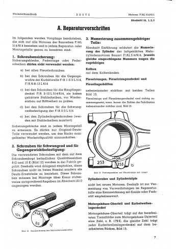 D26 - Werkstatthandbuch für luftgekühlte Motoren F/A 1-6 L514, F/A 6-12 L614