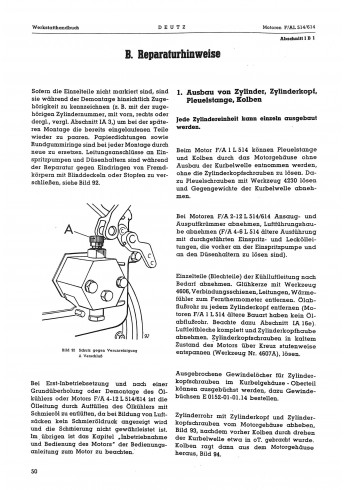 D26 - Werkstatthandbuch für luftgekühlte Motoren F/A 1-6 L514, F/A 6-12 L614