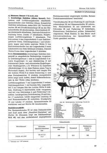 D26 - Werkstatthandbuch für luftgekühlte Motoren F/A 1-6 L514, F/A 6-12 L614