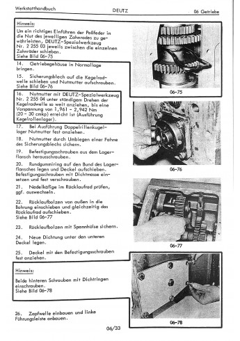 D34 - Werkstatthandbuch Getriebe Deutz D2506-D5506-D5206,D6206