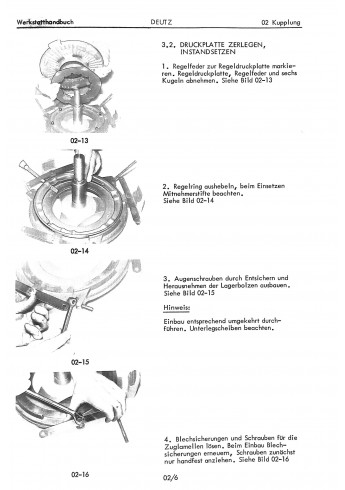 D38 - Werkstatthandbuch Deutz D8006-D5506 291 1871