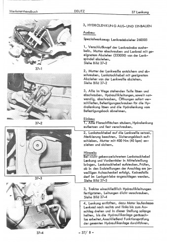 D38 - Werkstatthandbuch Deutz D8006-D5506 291 1871