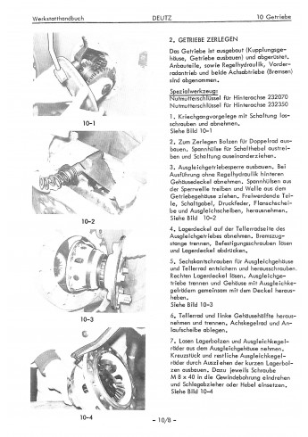 D38 - Werkstatthandbuch Deutz D8006-D5506 291 1871