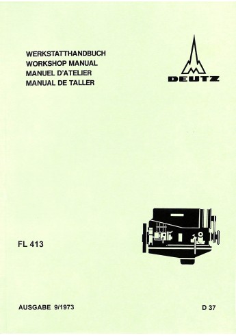 D37 - Werkstatthandbuch Deutz FL413