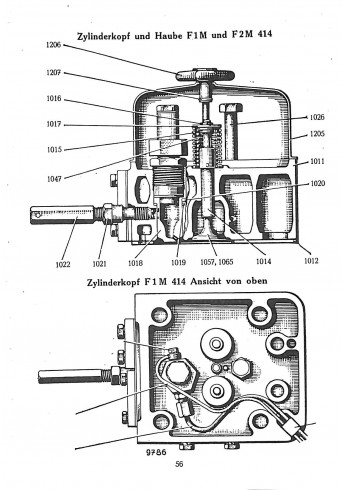 D12 - Bedienungsanleitung und Ersatzteilliste für Deutz-Diesel-Motoren
