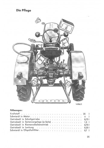 D40 - Betriebsanleitung und Ersatzteilliste für den Deutz-Diesel-Schlepper D15