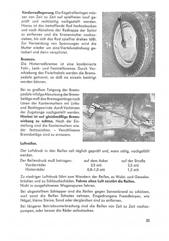 D40 - Betriebsanleitung und Ersatzteilliste für den Deutz-Diesel-Schlepper D15