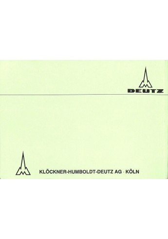 D45 - Ersatzteilliste Deutz-Dieselschlepper D2505 D3005