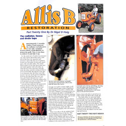 Tractor & Machinery - Allis B Restoration