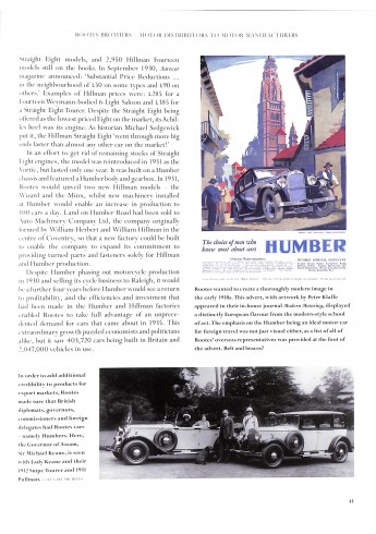 The Rootes Story Vol 1