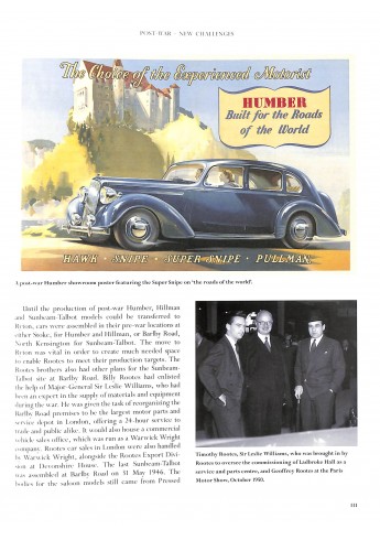 The Rootes Story Vol 1