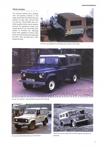 Land Rover One Ten and Ninety Specification Guide