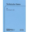 Technische Daten für Hanomag-Radschlepper bis 1965