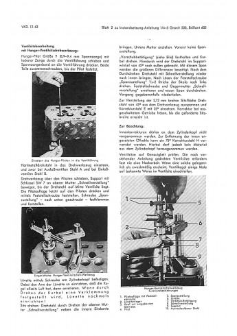 Instandsetzungsanleitung Hanomag-Radschlepper Granit500, Brillant600