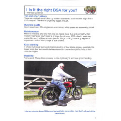 BSA 350, 441 & 500 Singles Unit Construction Singles C15, B25, C25, B40, B44 & B50 1958-1973