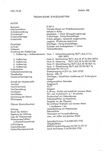 Instandsetzungsanleitung Hanomag-Radschlepper Perfekt400