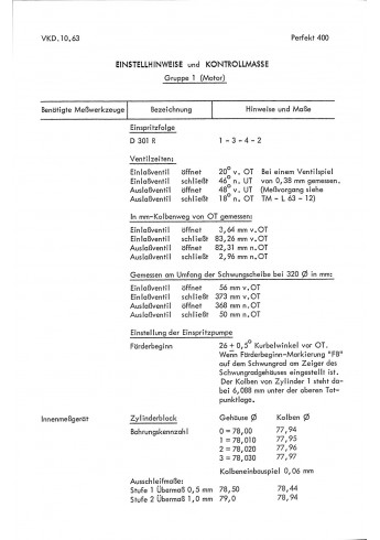 Instandsetzungsanleitung Hanomag-Radschlepper Perfekt400