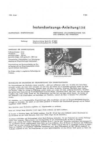 Instandsetzungsanleitung Hanomag-Radschlepper Perfekt400