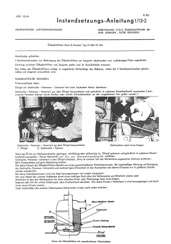 Instandsetzungsanleitung Hanomag-Radschlepper Perfekt400