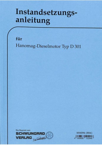 Instandsetzunganleitung Hanomag-dieselmotor D301