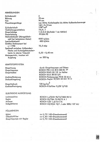 Instandsetzunganleitung Hanomag-dieselmotor D301